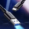 UGREEN USB 3.0 A Male to Type C Male Cable Nickel Plating 1m (Black) 20882