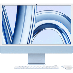 Apple iMac 24 blue