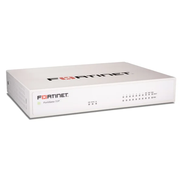 Fortinet FortiGate 70F Security Appliance Bundle – 10 x GE RJ45 Ports, FortiCare Premium & FortiGuard Enterprise Protection, 1-Year Subscription