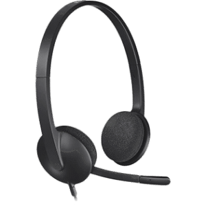 Logitech H340 Wired USB Headset with Stereo Headphones