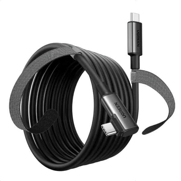 UGREEN Right Angle USB-C to USB-C Link Cable 5m (Black) 90629 thumbnail