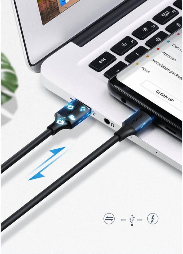 UGREEN USB-A 2.0 to USB-C Cable 1m (Black, 60116)
