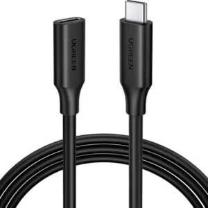UGREEN USB-C M to USB-C F Gen2 5A Extension Cable 1m (Black, 10387)
